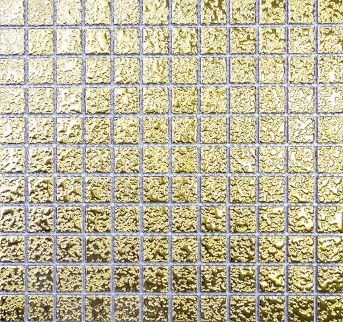 Mosaik fliese gold gehämmert - mosaik,