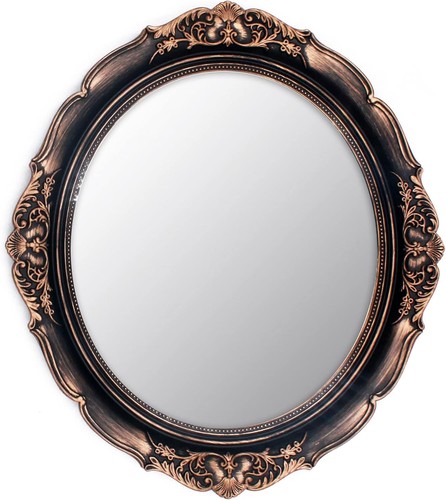 Vintage wandspiegel oval 6 - vintage,